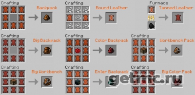Backpacks mod