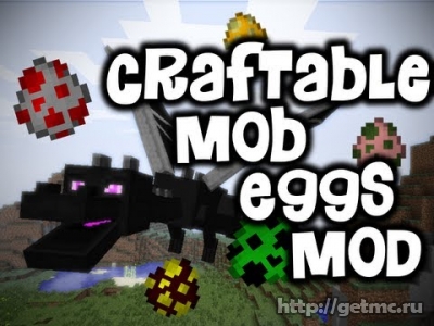 Craftable MobEggs Mod