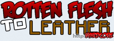 Rotten Flesh to Leather Hardcore Mod