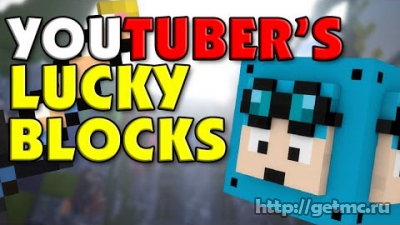 Youtubers Lucky Blocks Mod