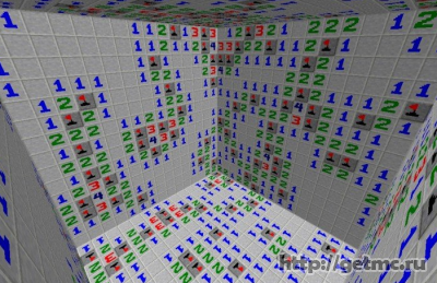 3D Minesweeper Map