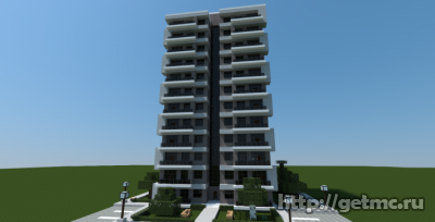 Modern Apartment Building Map