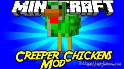 Creeper Chickens Mod