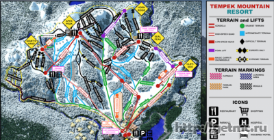 Ski Resort 3 Map