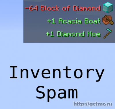 Inventory Spam Mod